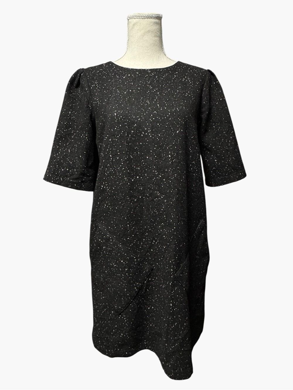 BIRDS OF NORTH AMERICA Women's Bishop Relaxed Fit Winter Dress - Black, Sz 8 - Picture 3 of 11